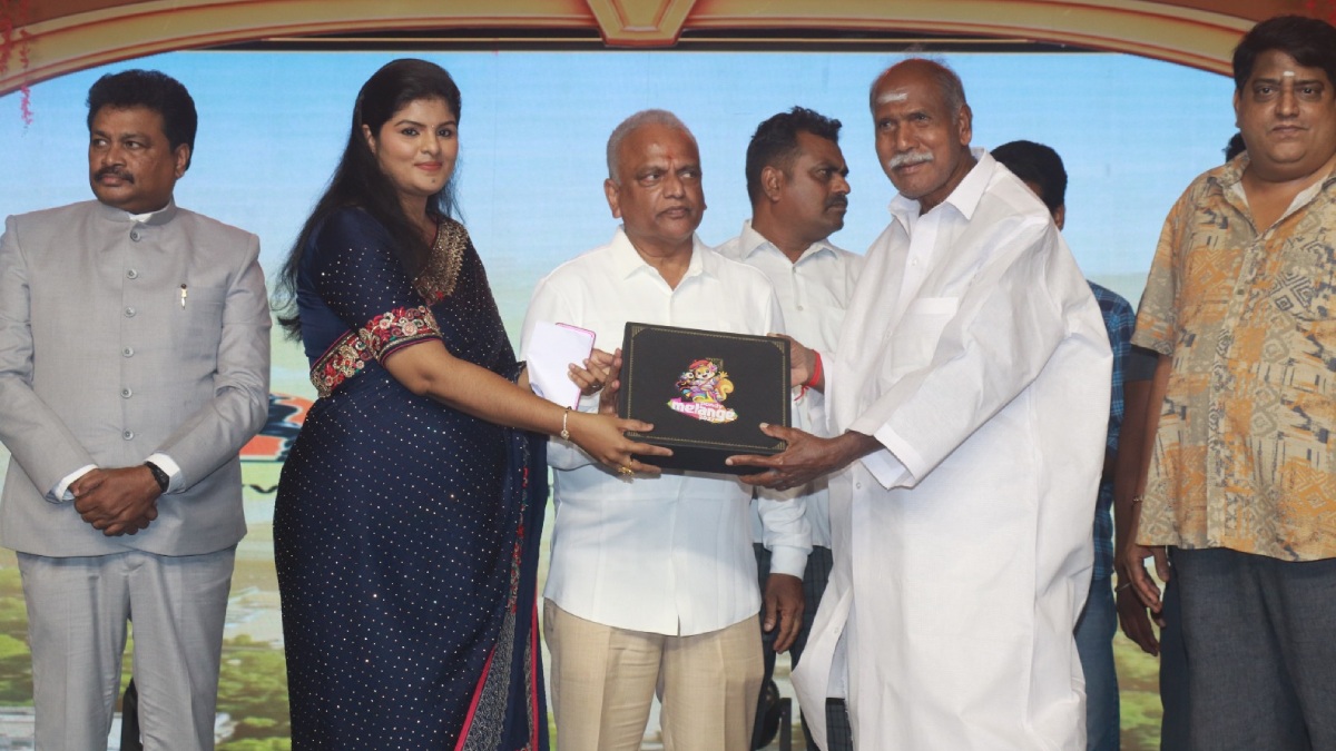 Pondy Melange logo presentation at the launch ceremony