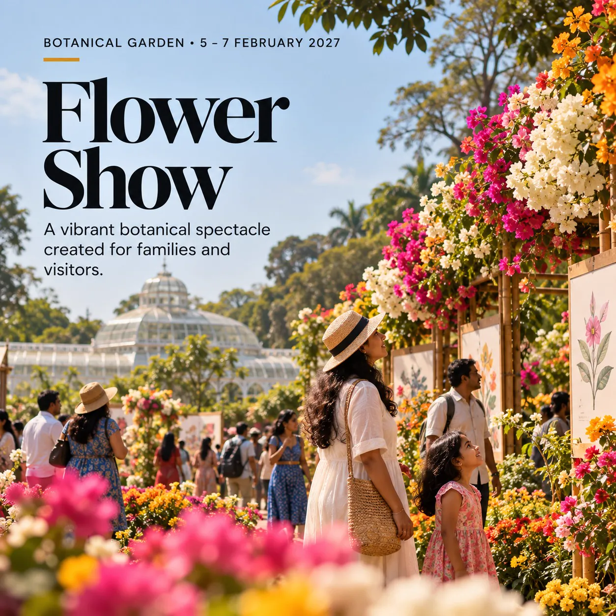 Flower Show at the Botanical Garden from 5 to 7 February 2027
