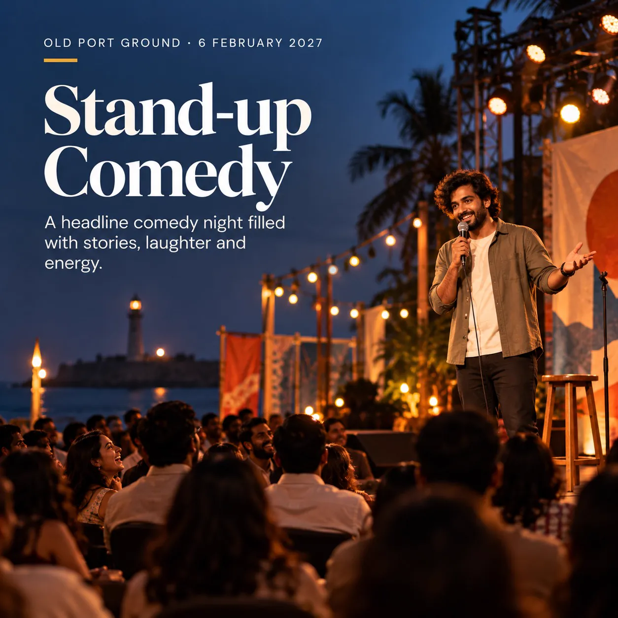 Stand-up Comedy at Old Port Ground on 6 February 2027