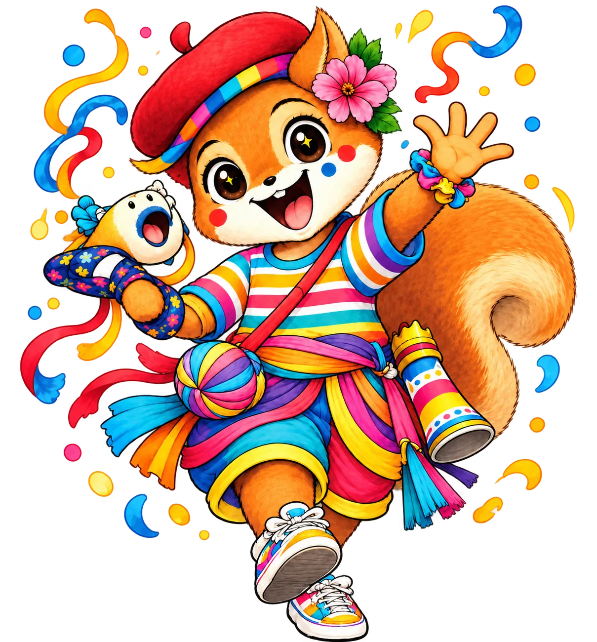 Melan, the Pondy Melange mascot