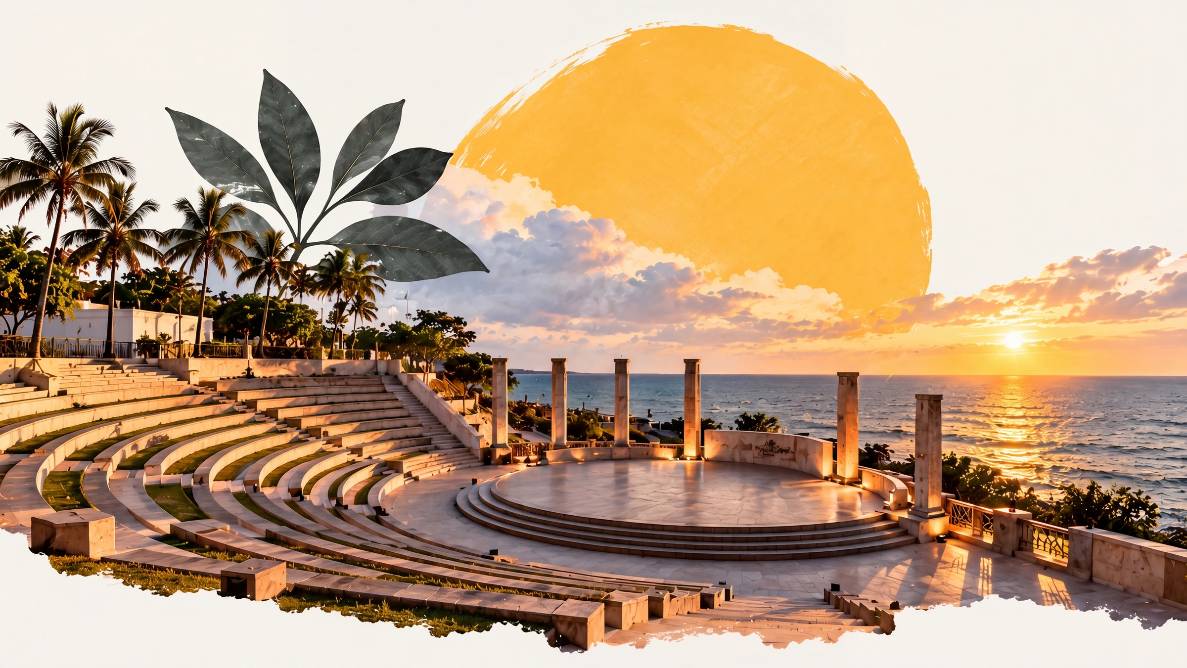 Open-air auditorium and performance amphitheatre