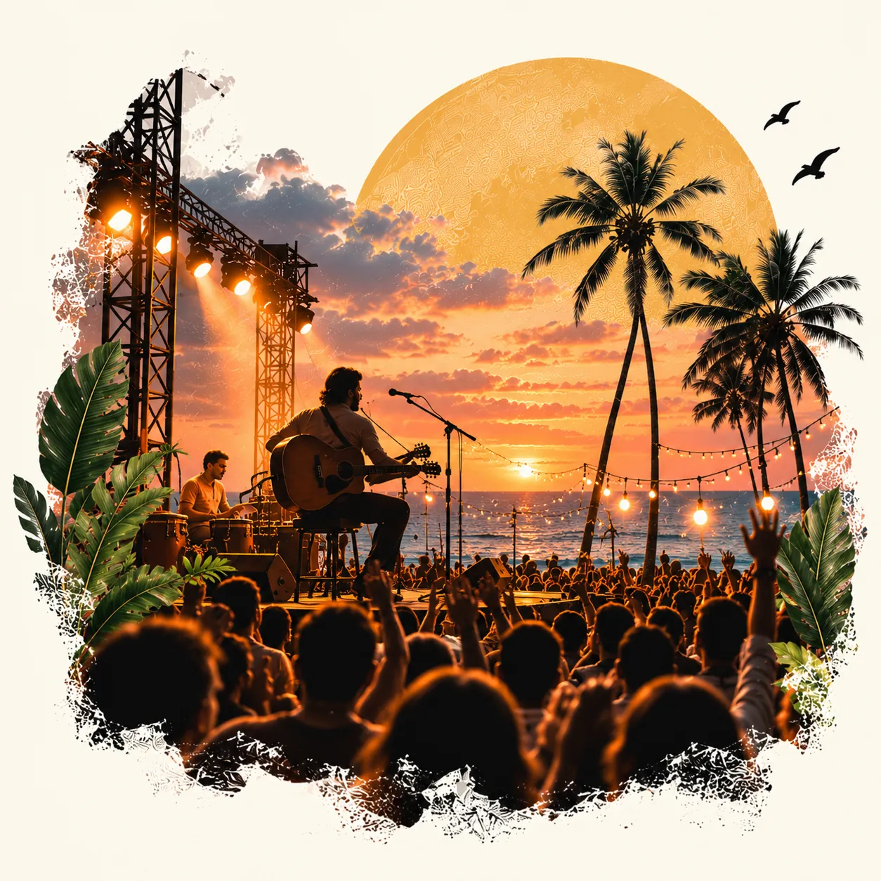 Live music at Pondy Melange