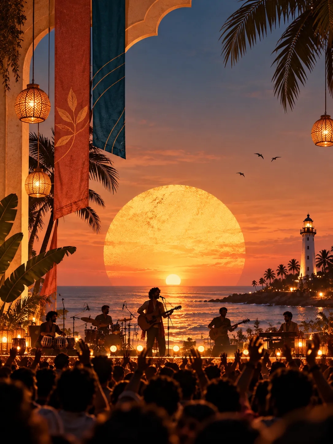 Live music at Pondy Melange